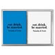 Eat Drink Be Married Double Deck Playing Cards Image 2 of 2